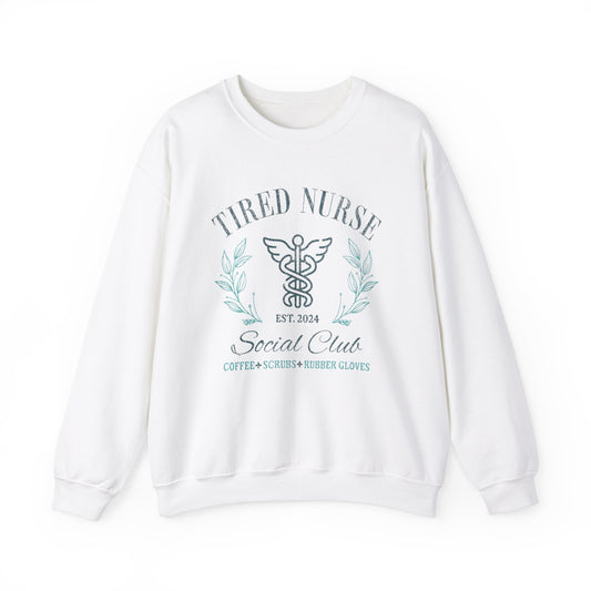 Tired Nurse Social Club Crewneck Sweatshirt