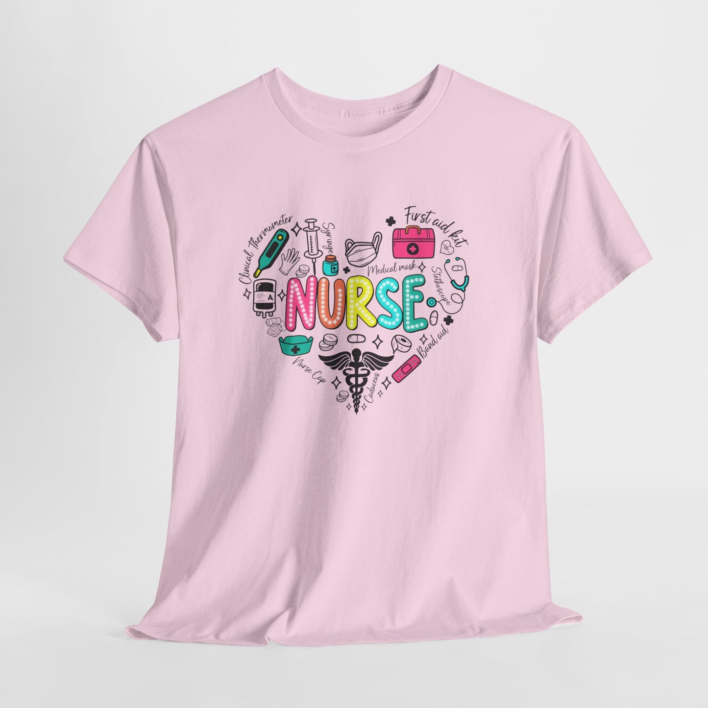 Nurse Heart Doodle Tee