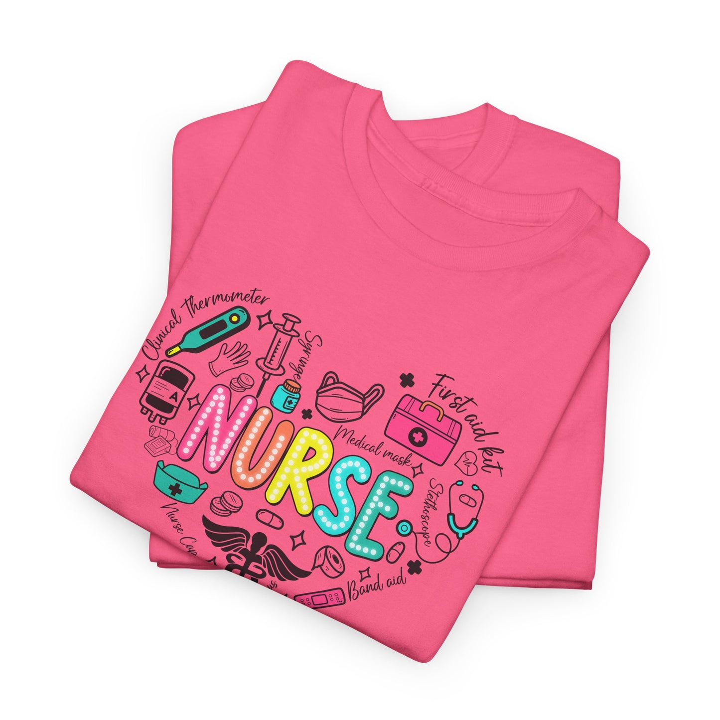 Nurse Heart Doodle Tee