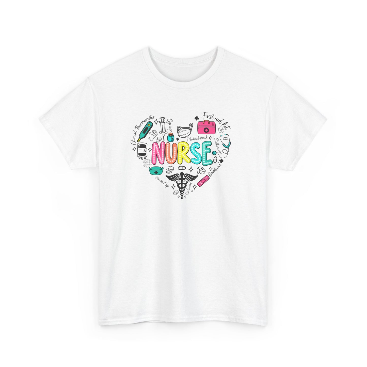 Nurse Heart Doodle Tee