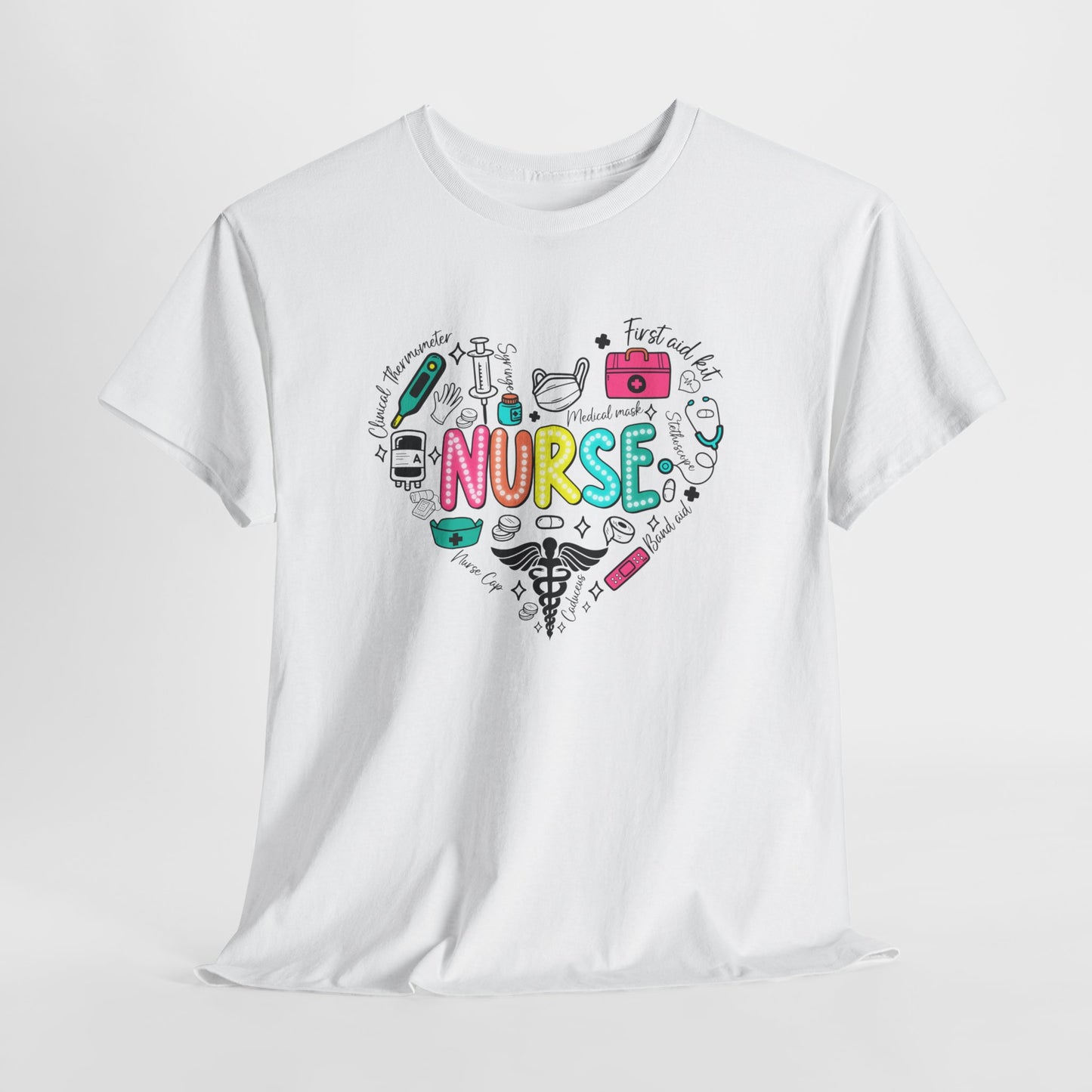 Nurse Heart Doodle Tee